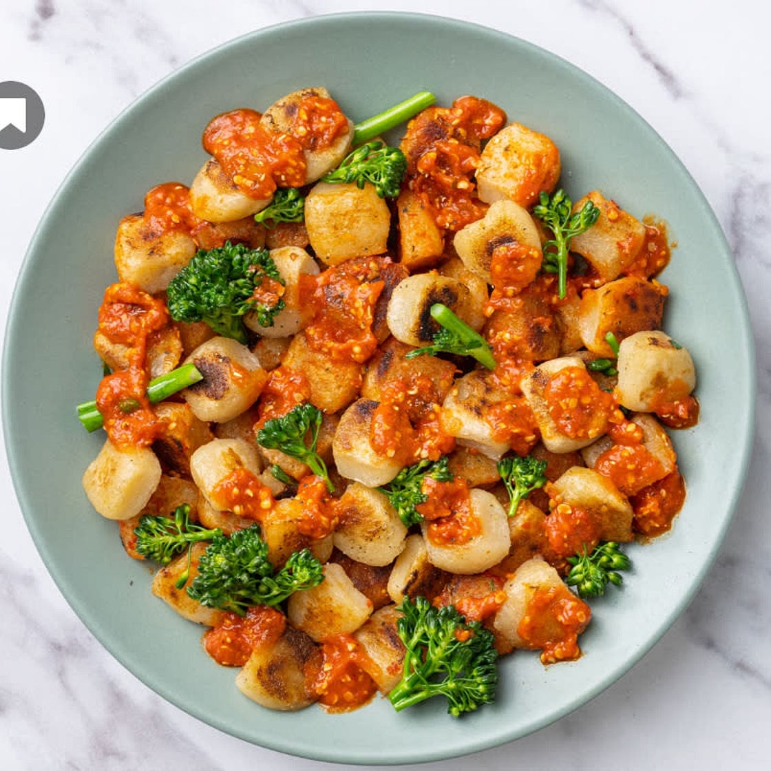 Tomato Broccoli cauliflower gnocchi 