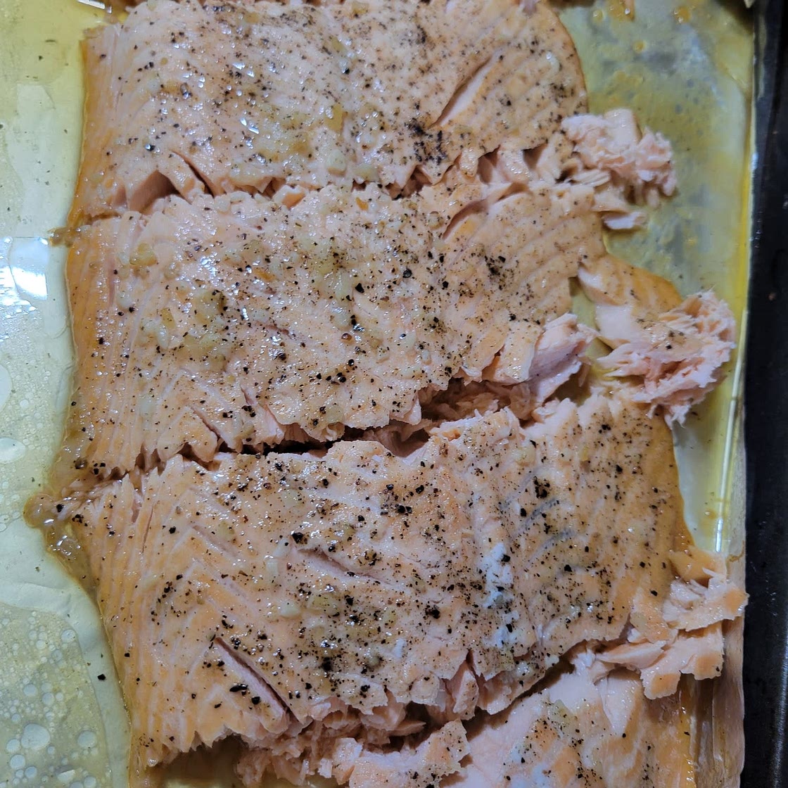 Honey Garlic Butter Salmon In Foil