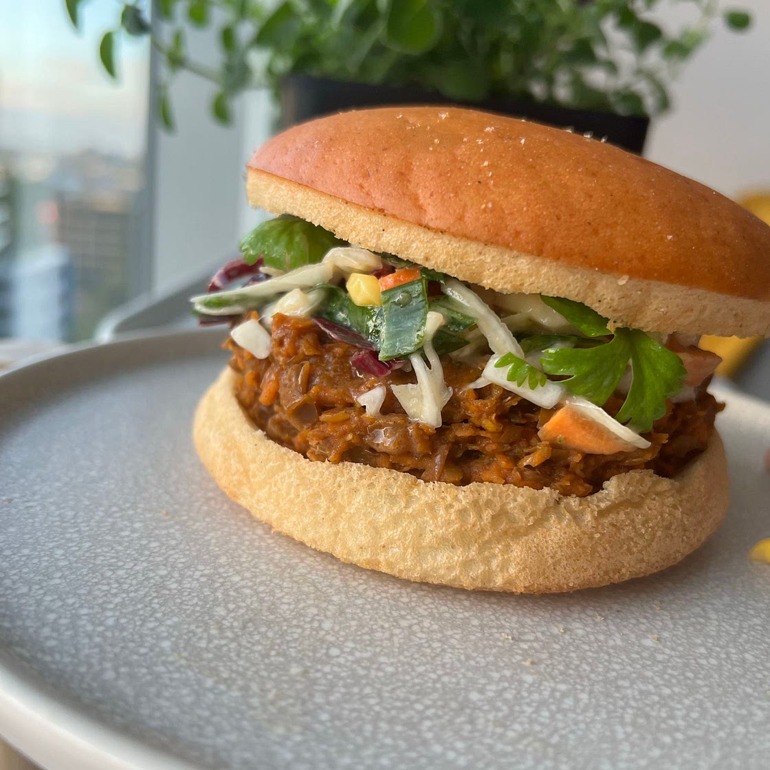 BEST Vegan BBQ Sandwich