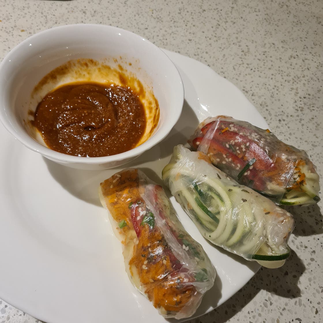 Zoodle Summer Rolls
