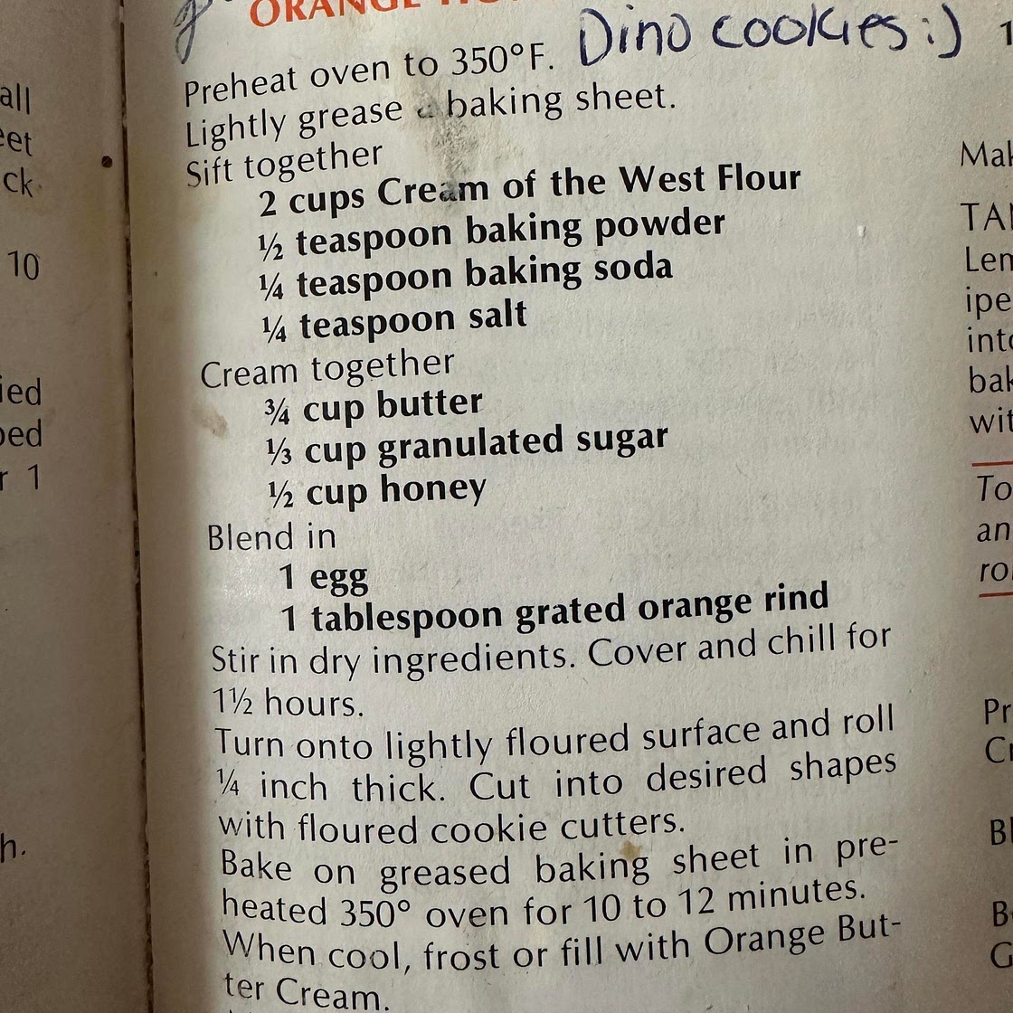 Orange-Honey Cookies