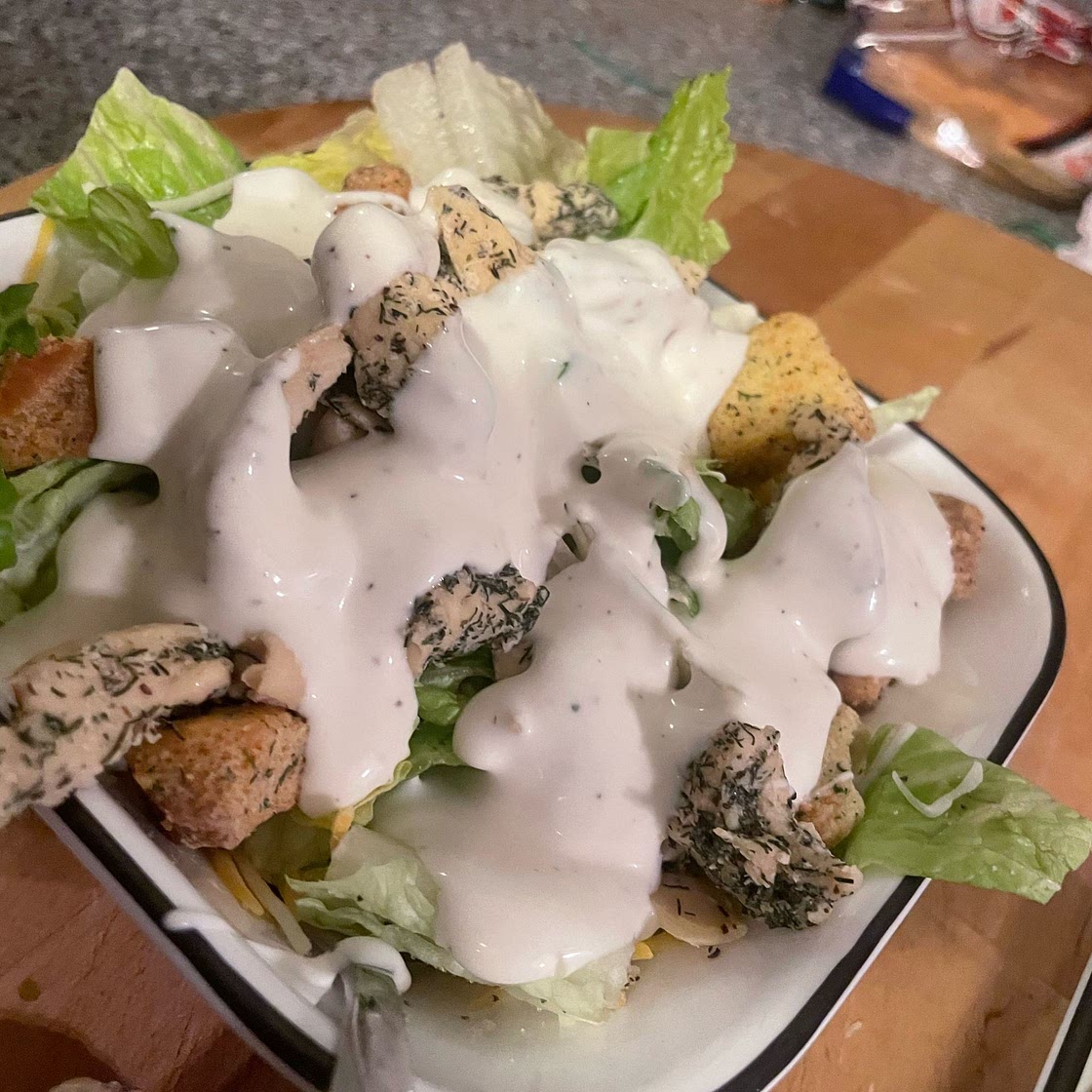 Classic Caesar Salad with Homemade Caesar Dressing [VIDEO]