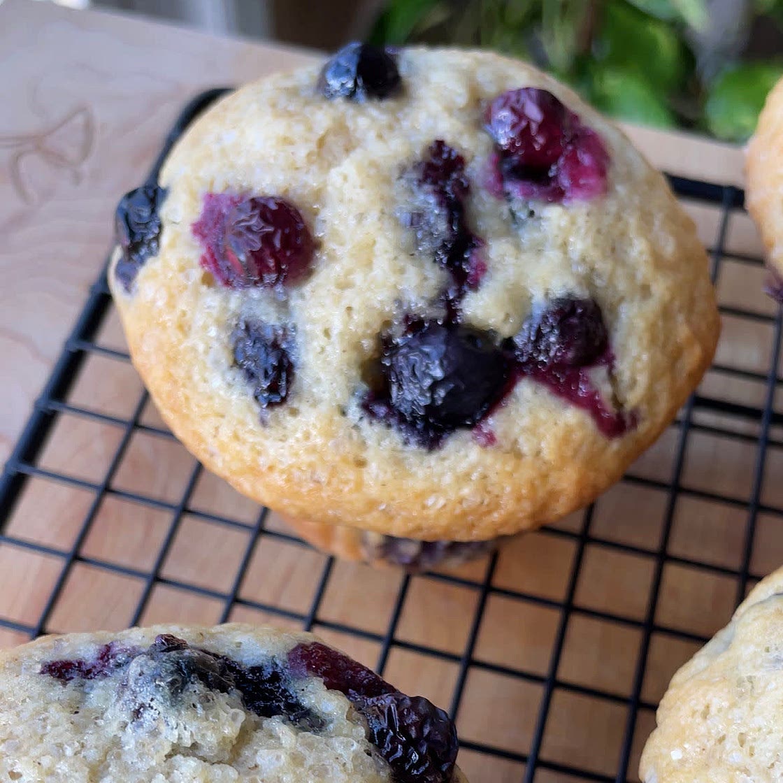 Bakery-Style Blueberry Muffins