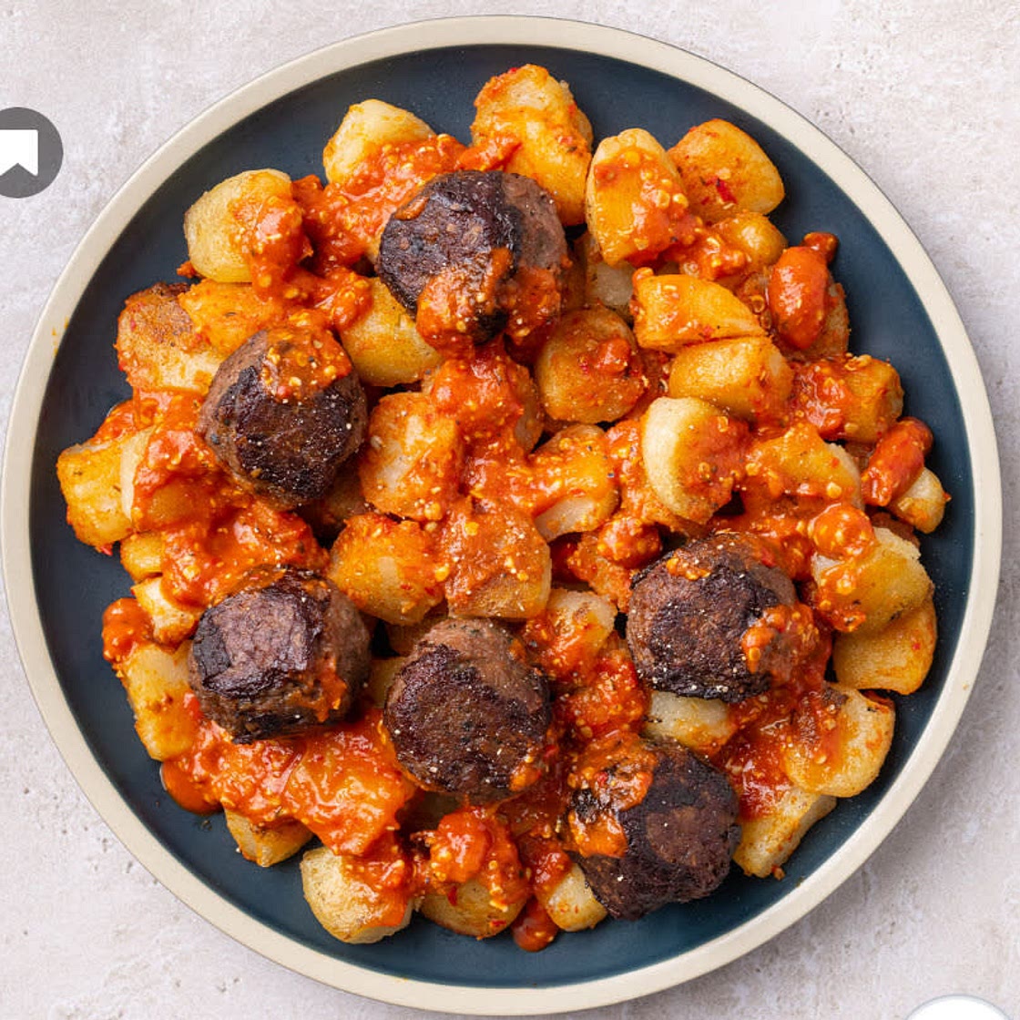 Gnocchi Marinara Impossible Meatballs 