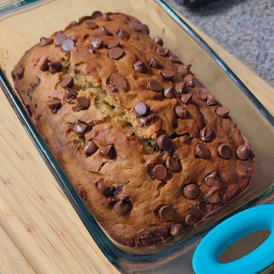 One Bowl Chocolate Chip Banana Bread Recipe by Tasty