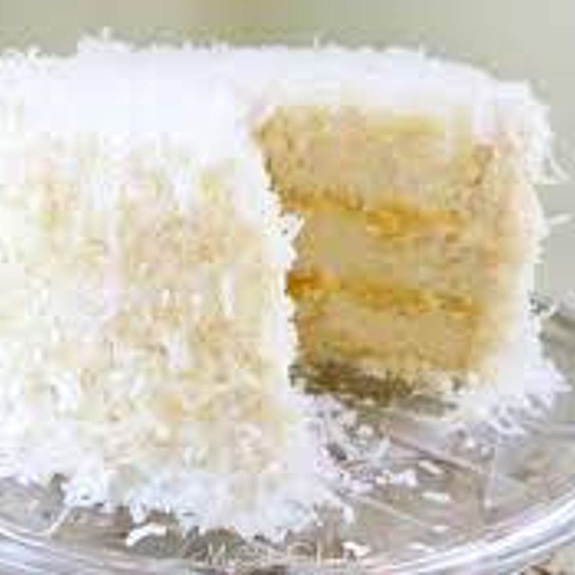 PINEAPPLE COCONUT CAKE            Mrs. Crumbley