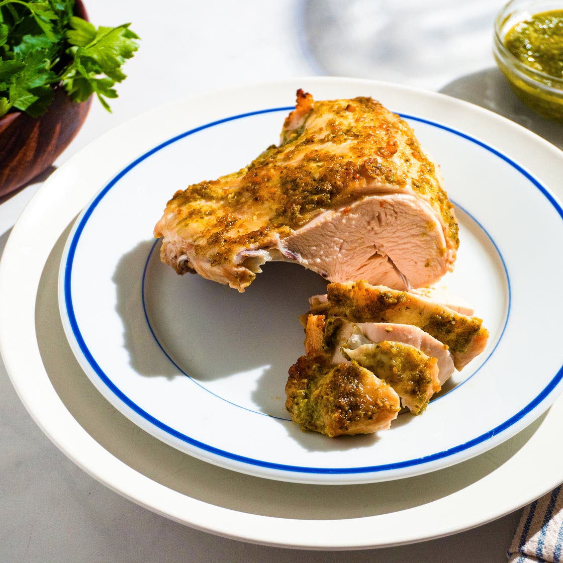 Pesto Roast Chicken Breast