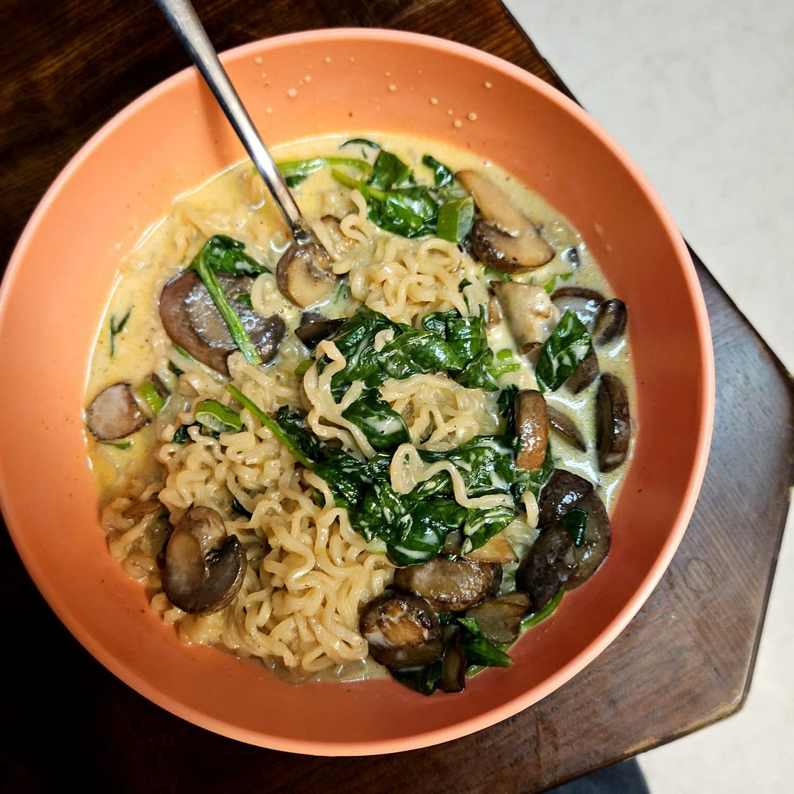 Vegan Creamy Mushroom Ramen