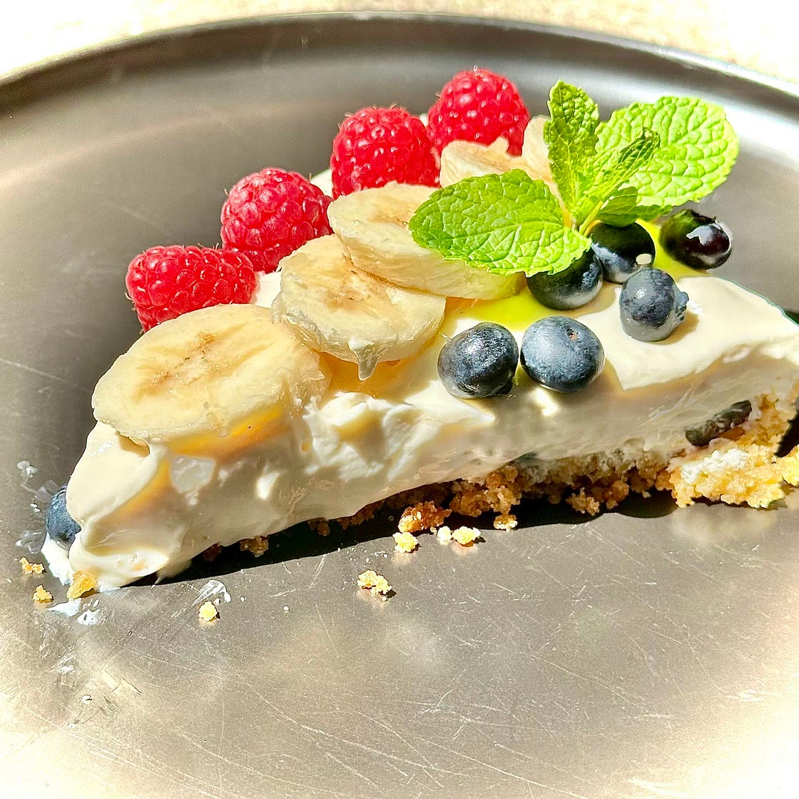 No Bake Blueberry Cheesecake 