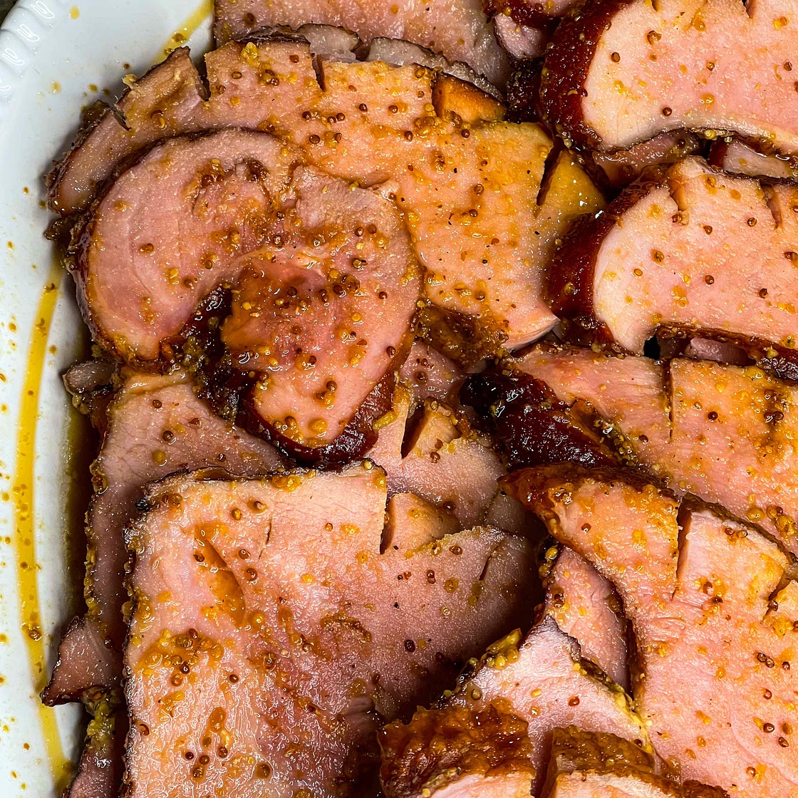 Slow Cooker Glazed Ham