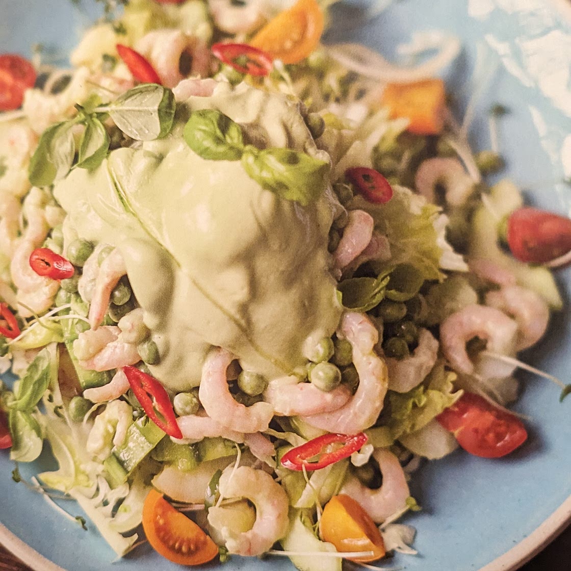 Salada de camarão