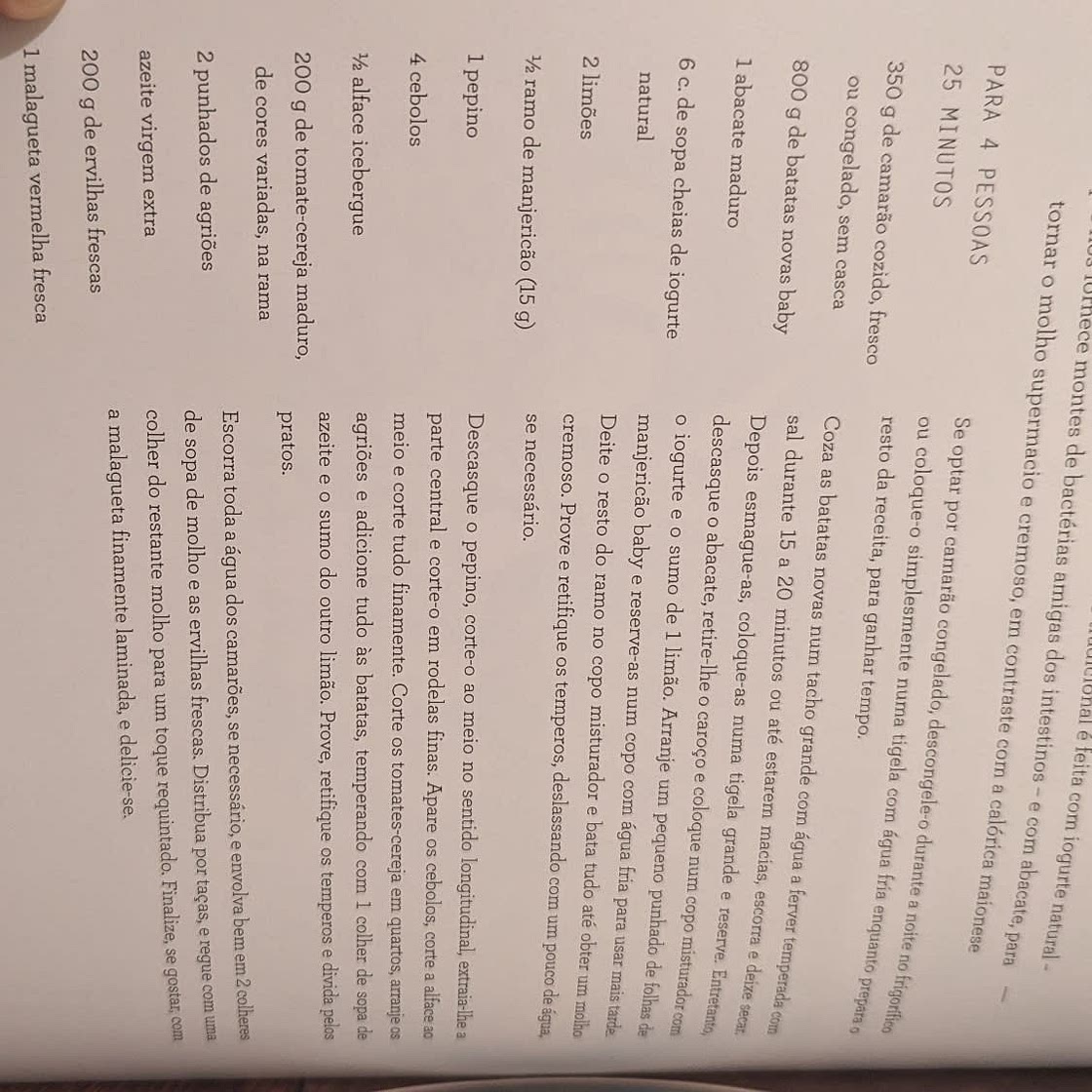Salada de camarão