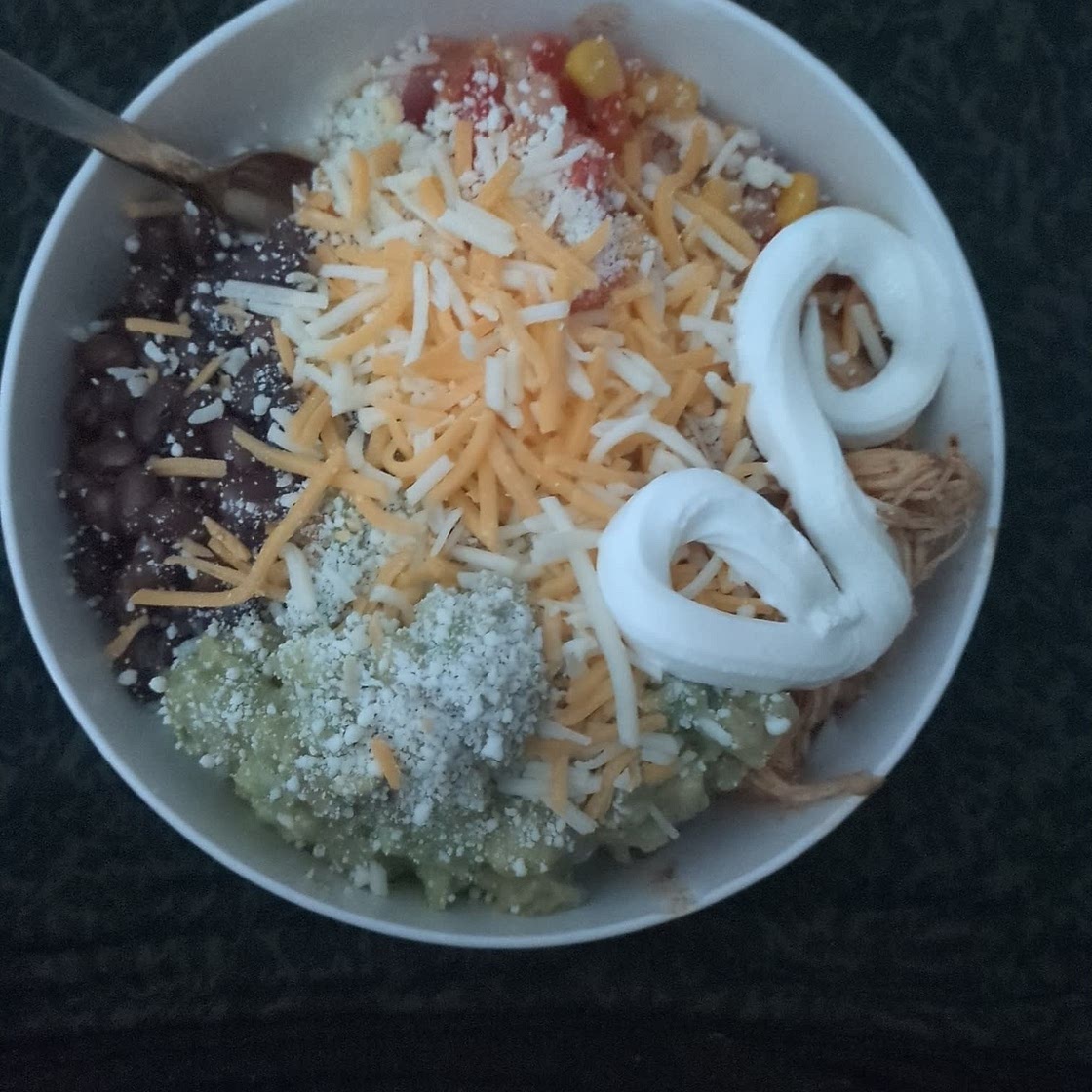 Quick chicken chipotle bowls