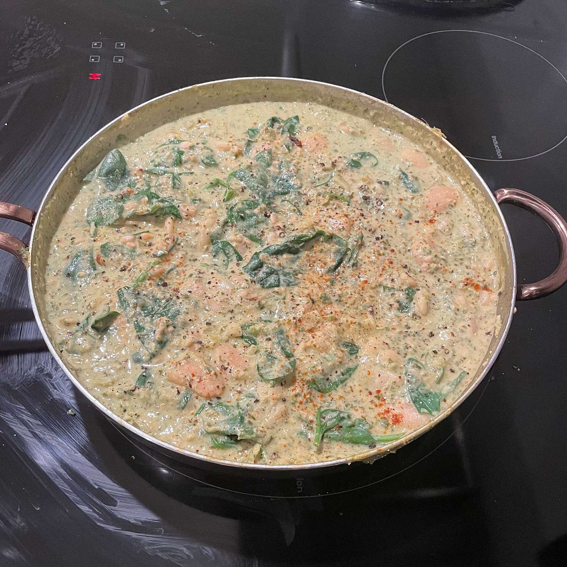 High Protein Pesto Butter Beans