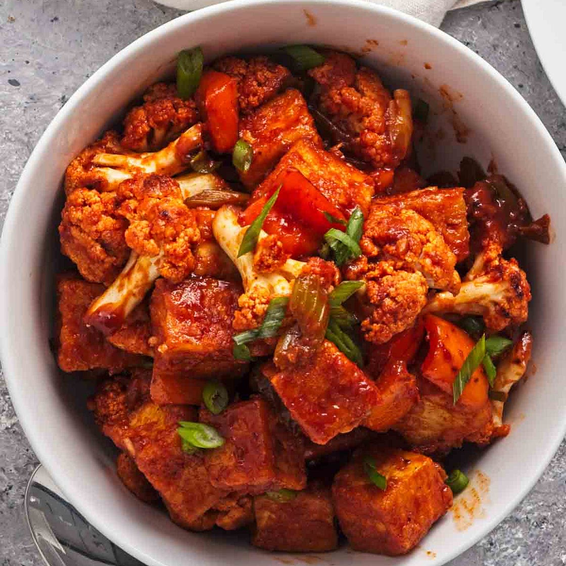 Crispy Korean Gochujang Tofu