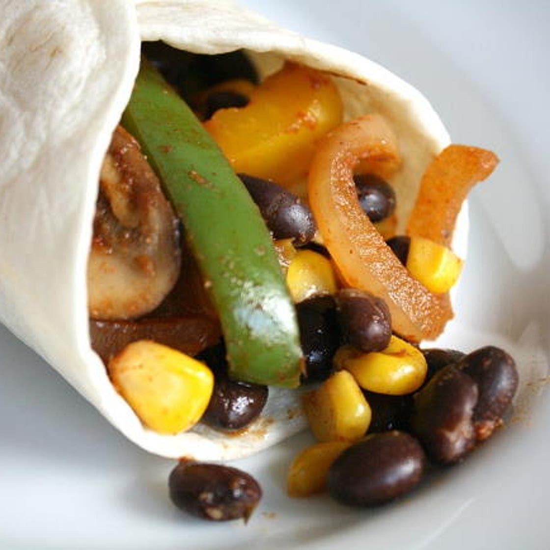 Corn and Black Bean Fajitas