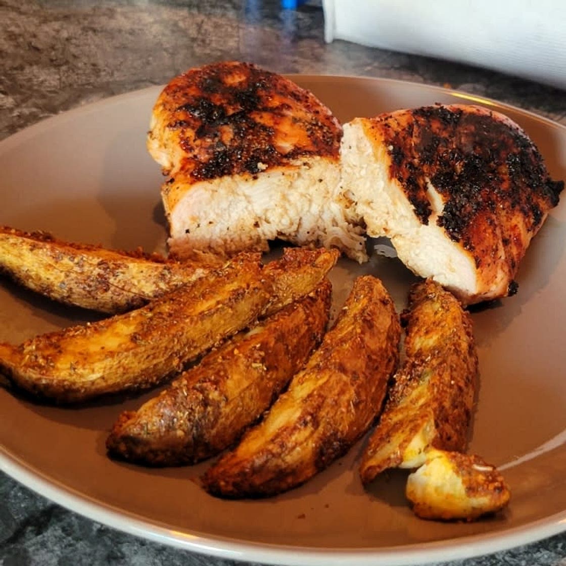 Baked Garlic Parmesan Potato Wedges