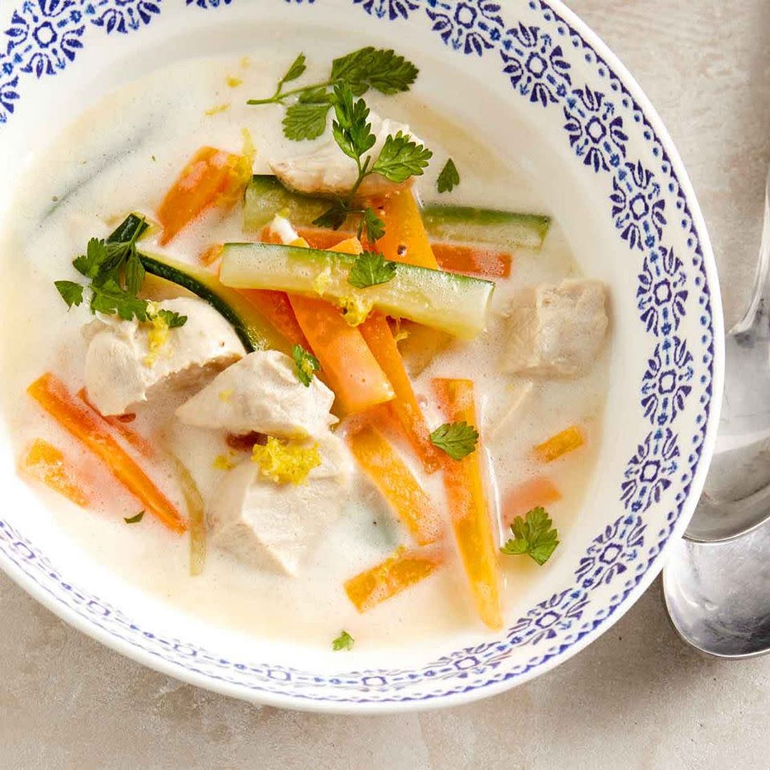 Suppe: Hühnersuppe Griechisch