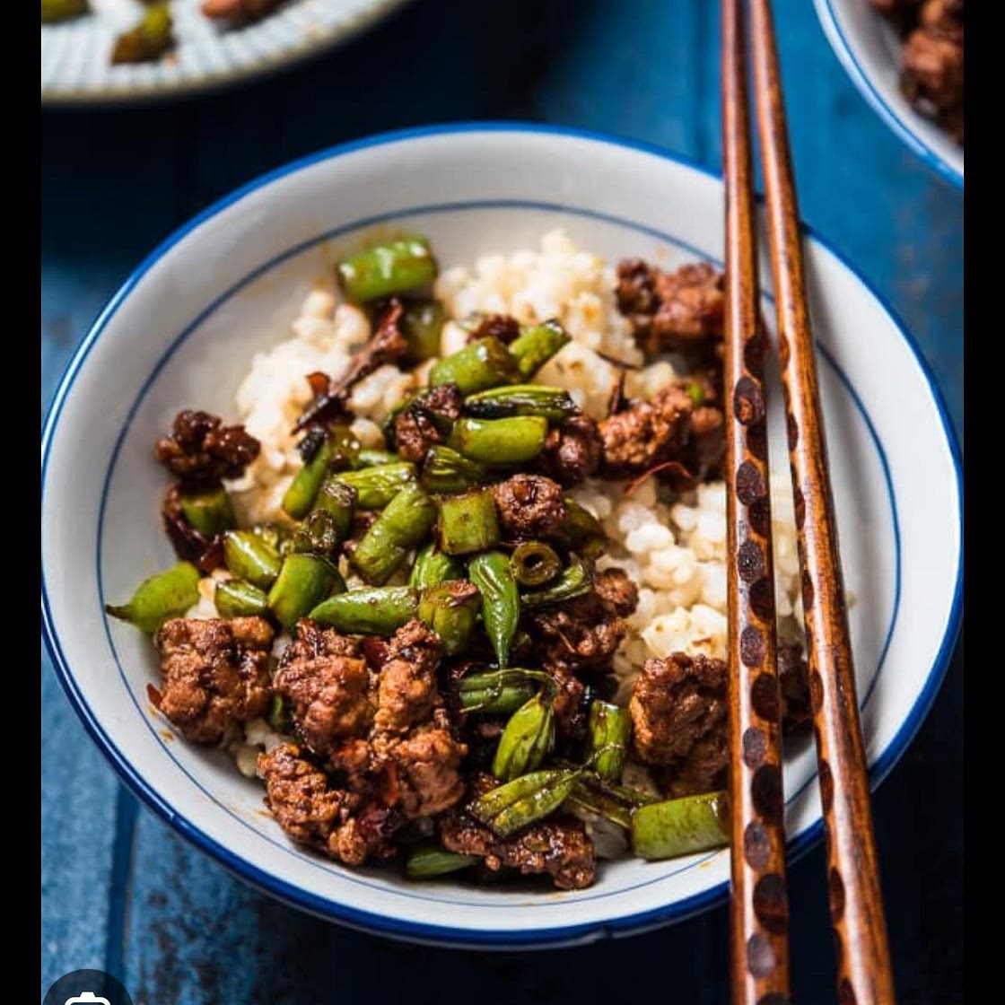 Stir-fried green beans