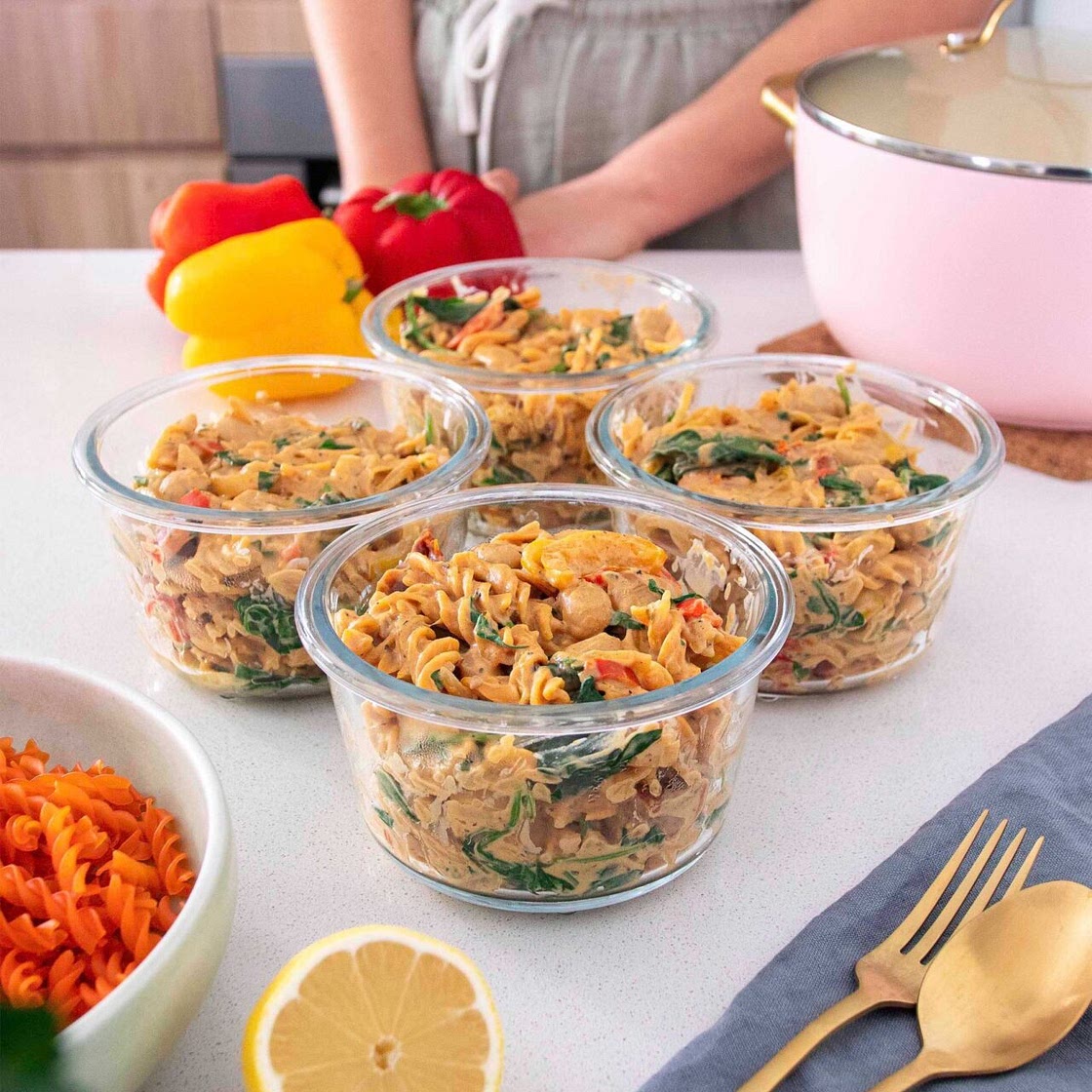 High-Protein Vegan 'Marry Me Pasta' (Meal-Prep)