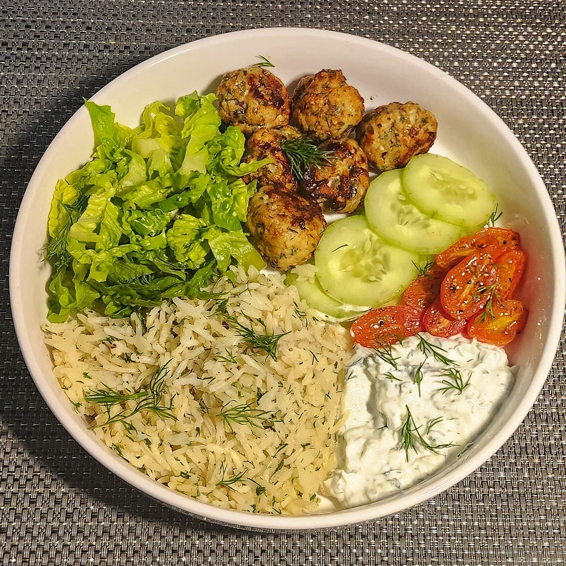 Greek Chicken Meatballs