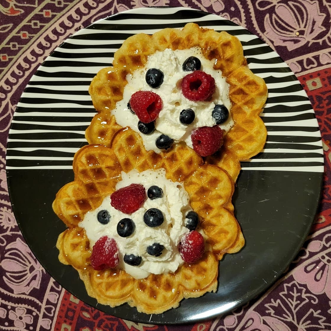 The Very Best Crispy Waffles