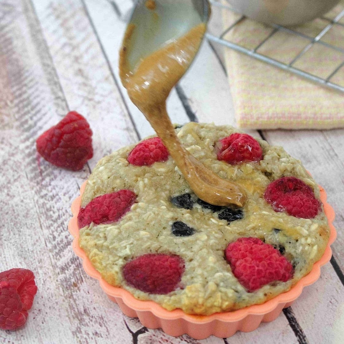 Dairy-Free Baked Protein Oatmeal