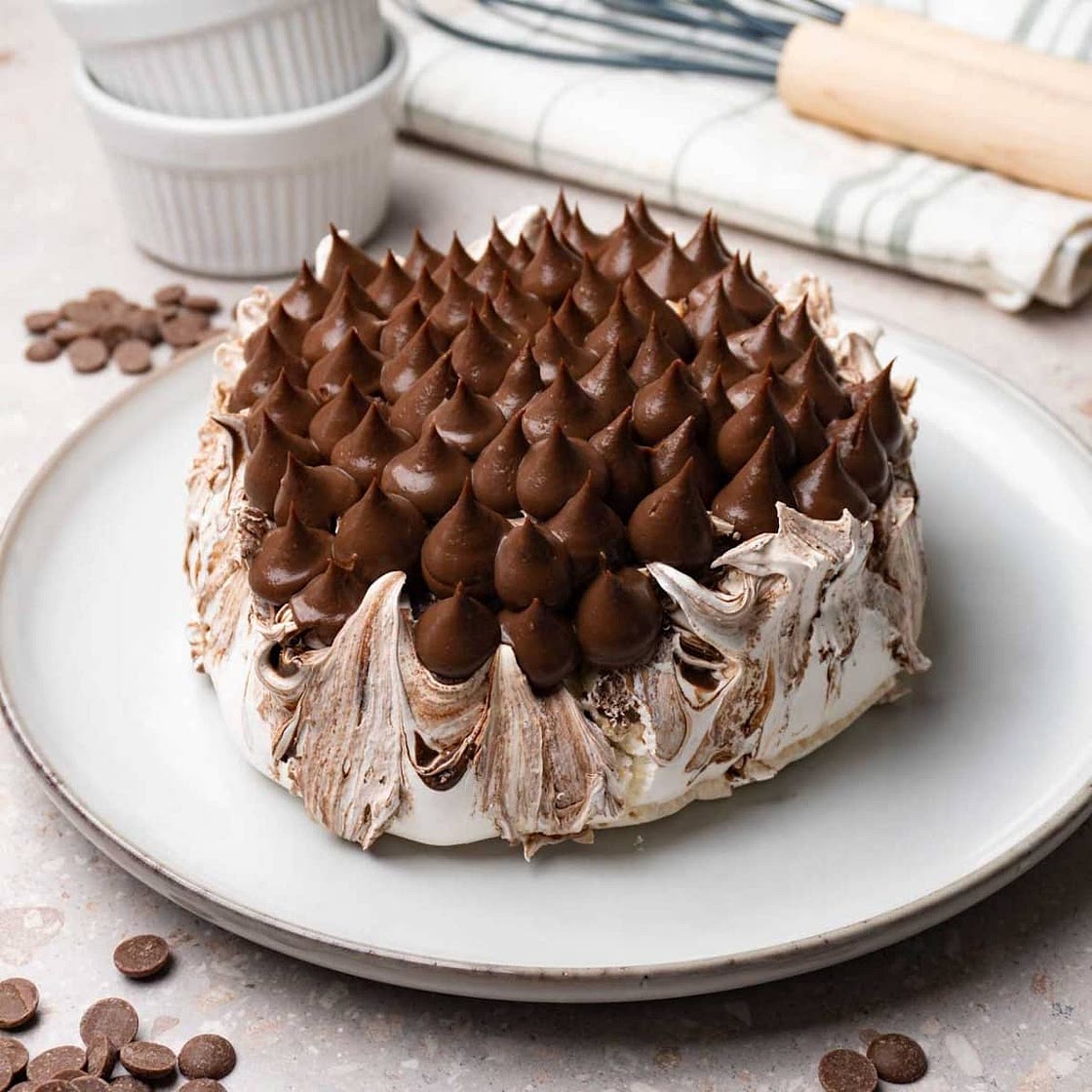 Chocolate Pavlova