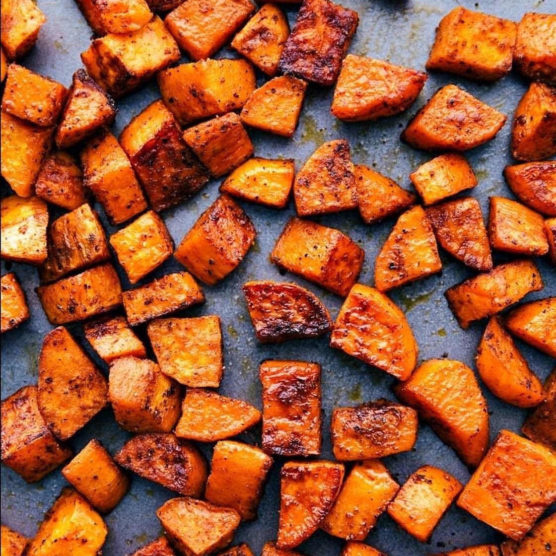 Spiced Sweet potatoes