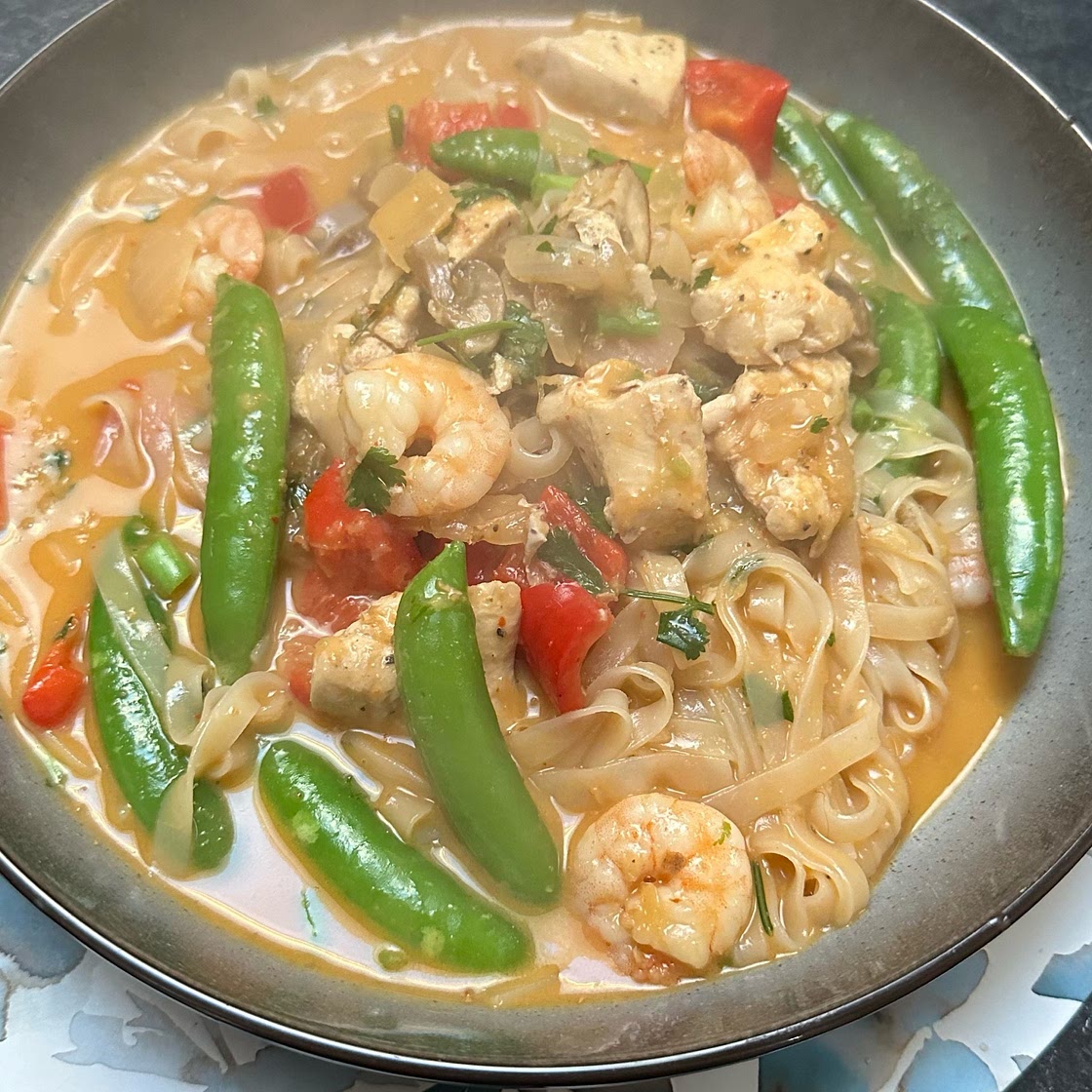 Thai Red Curry Noodle Soup