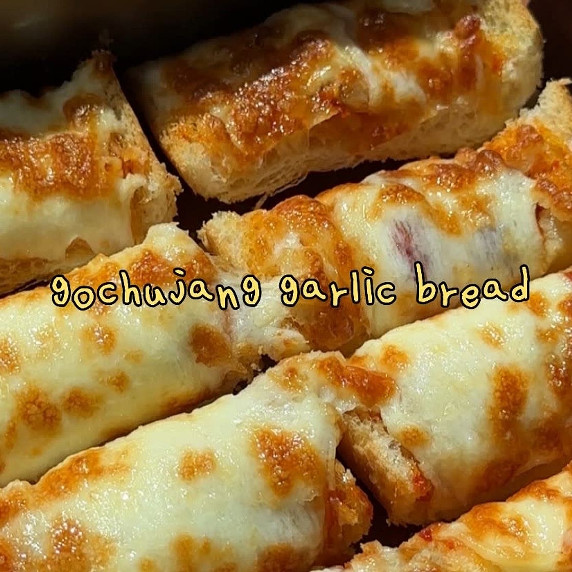 Gochujang garlic bread