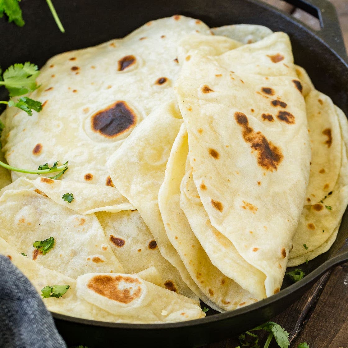 Authentic Homemade Flour Tortillas