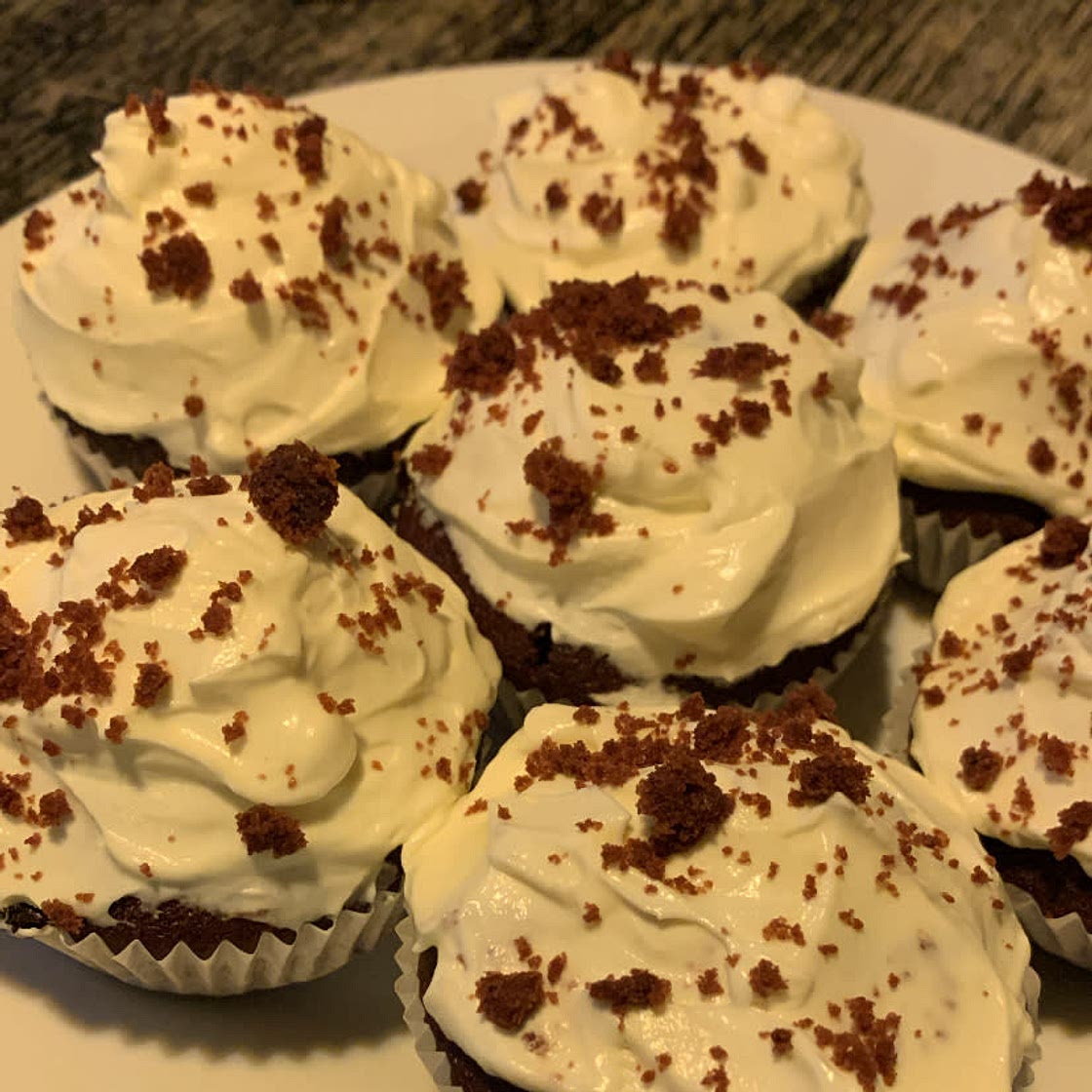 The fluffiest, moist and creamiest Red Velvet Cupcakes with Crea