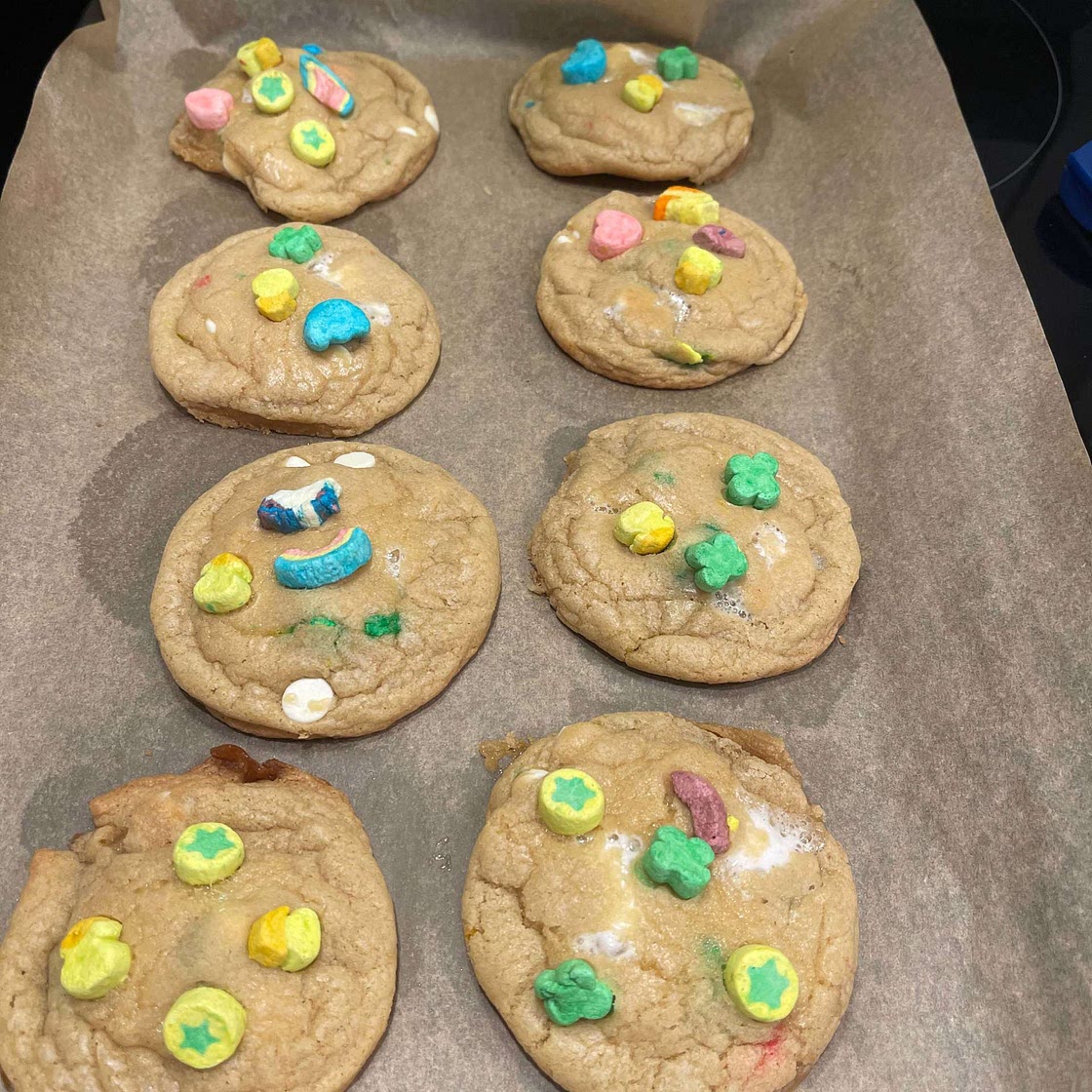 Lucky Charm Sugar Cookies