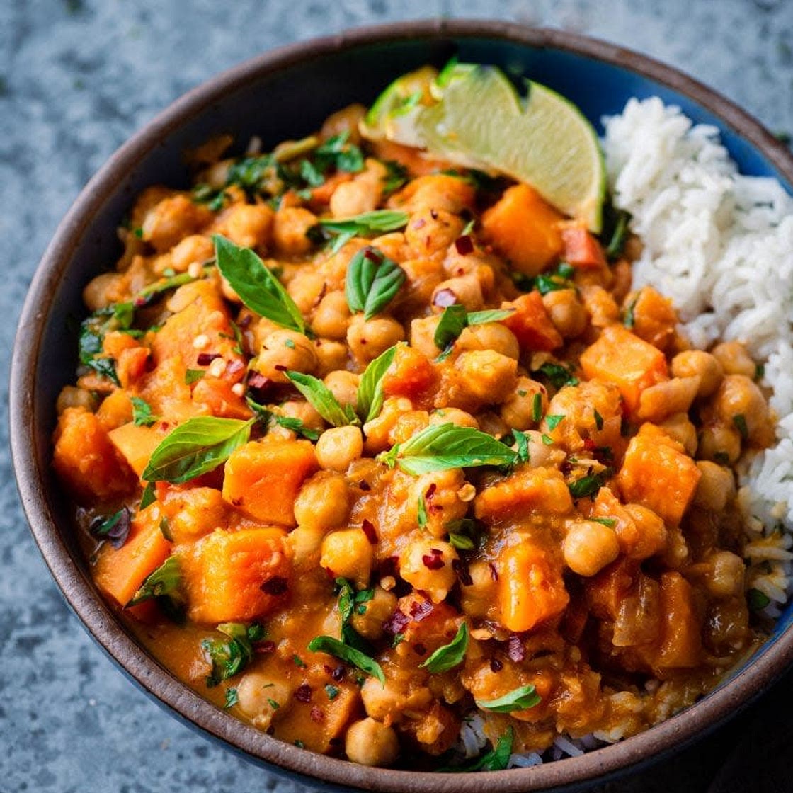Chickpea and Butternut Squash Curry