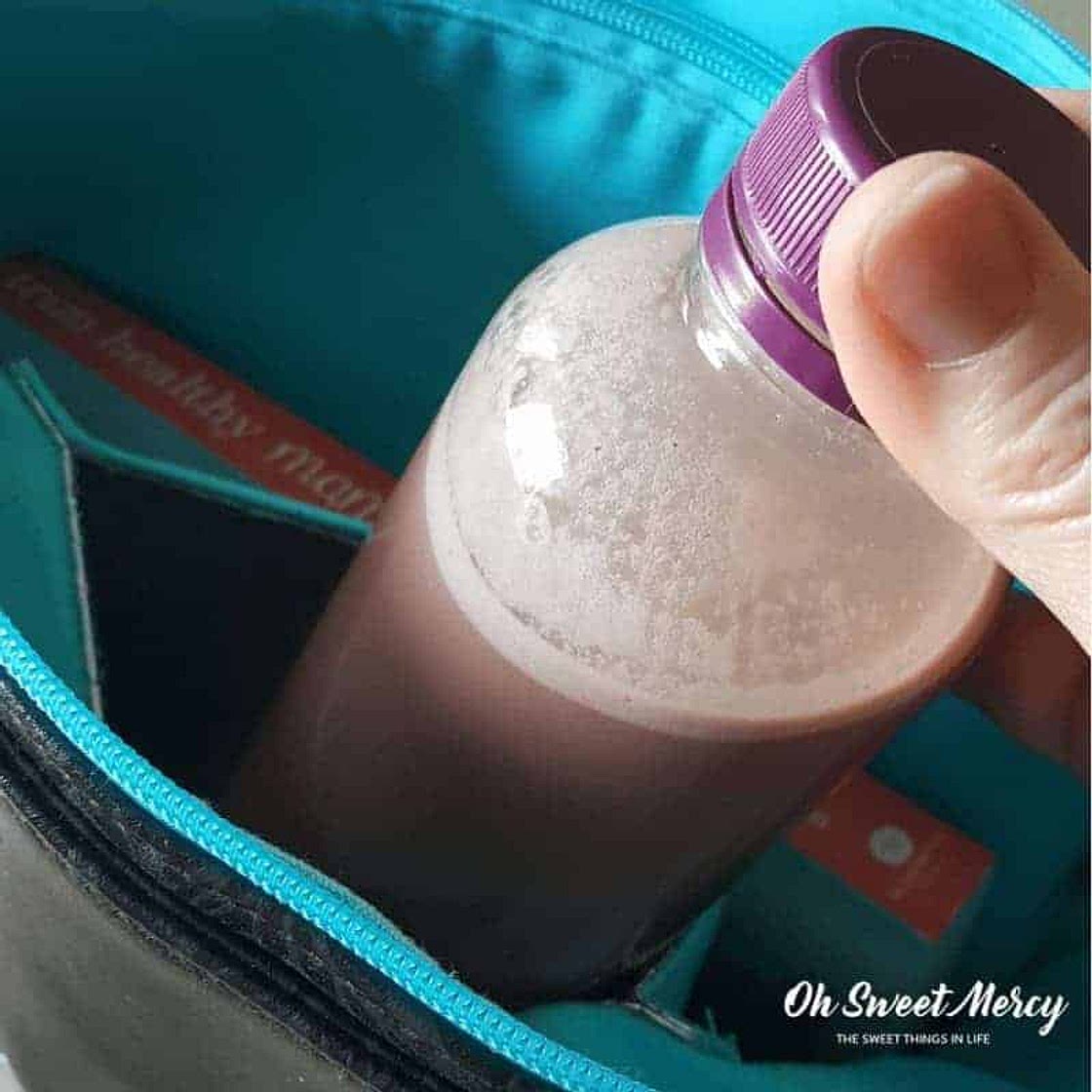 Chocolate Raspberry Protein Drink