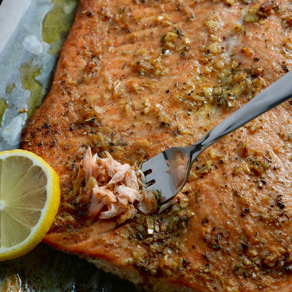 Garlic & Herb Salmon