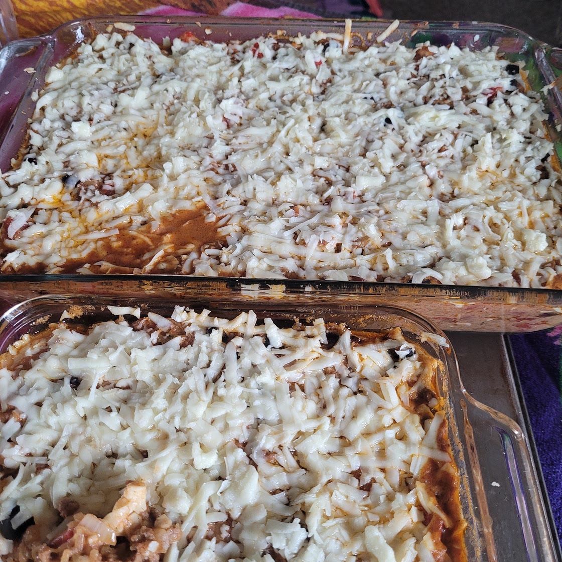 Taco spaghetti squash casserole
