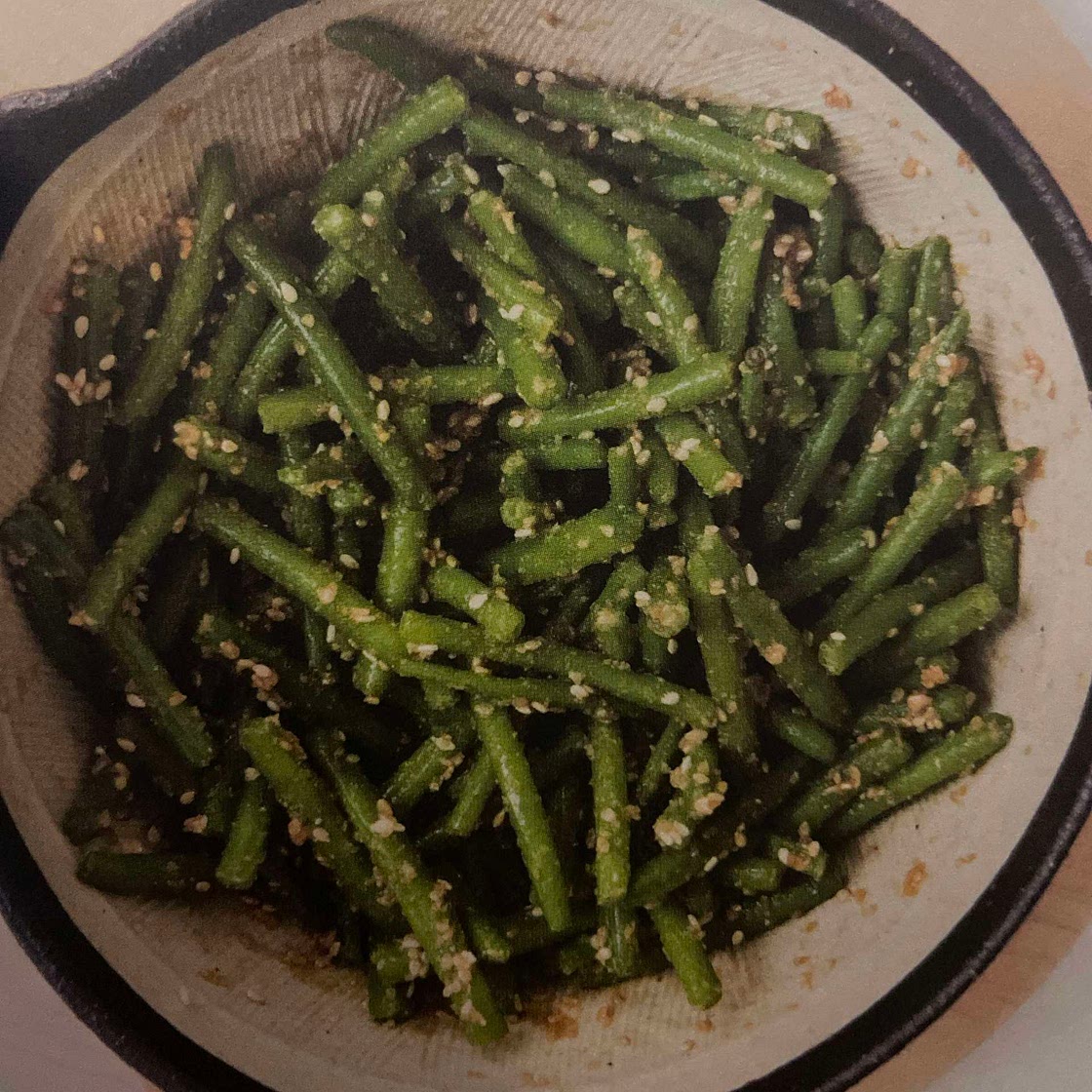 Haricots verts au sésames 