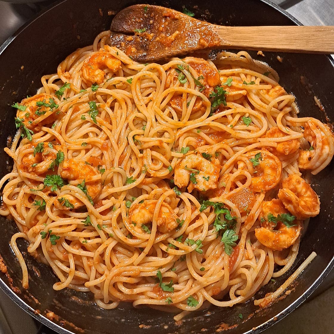 Spicy Shrimp Pasta