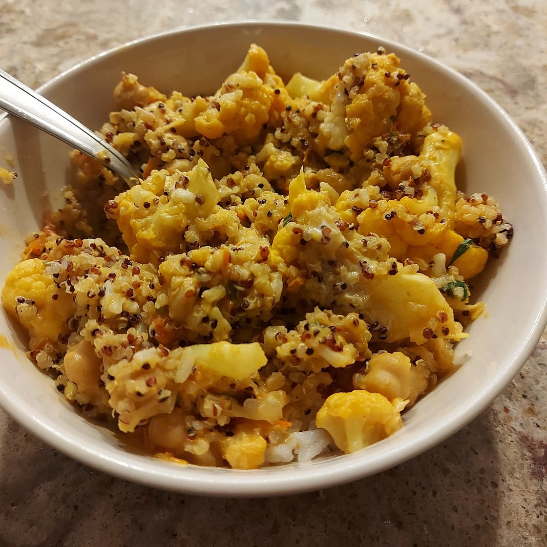 Cauliflower and Chickpea Curry
