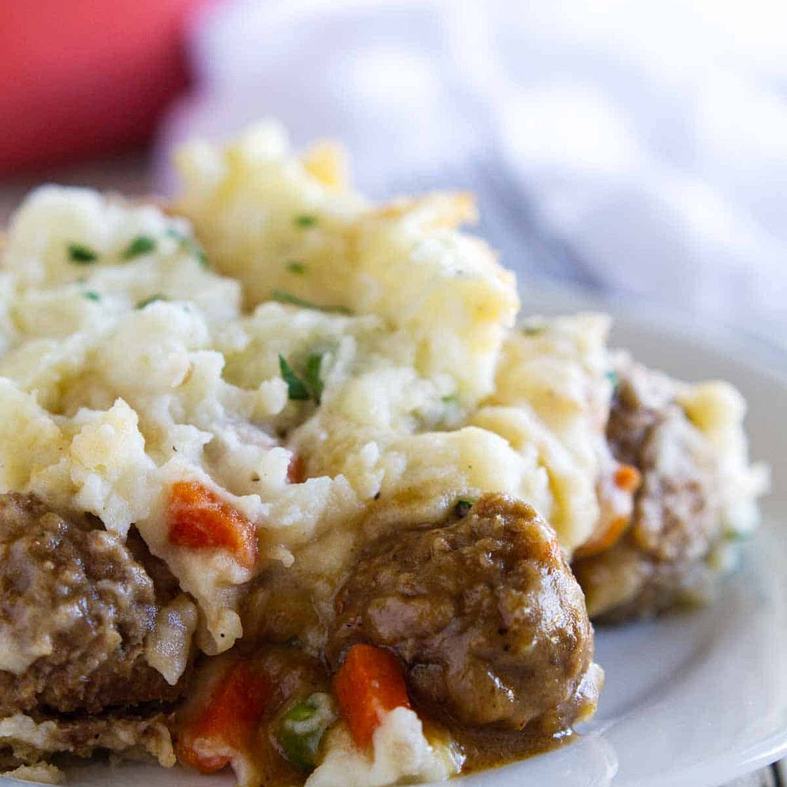 Meatball Cottage Pie