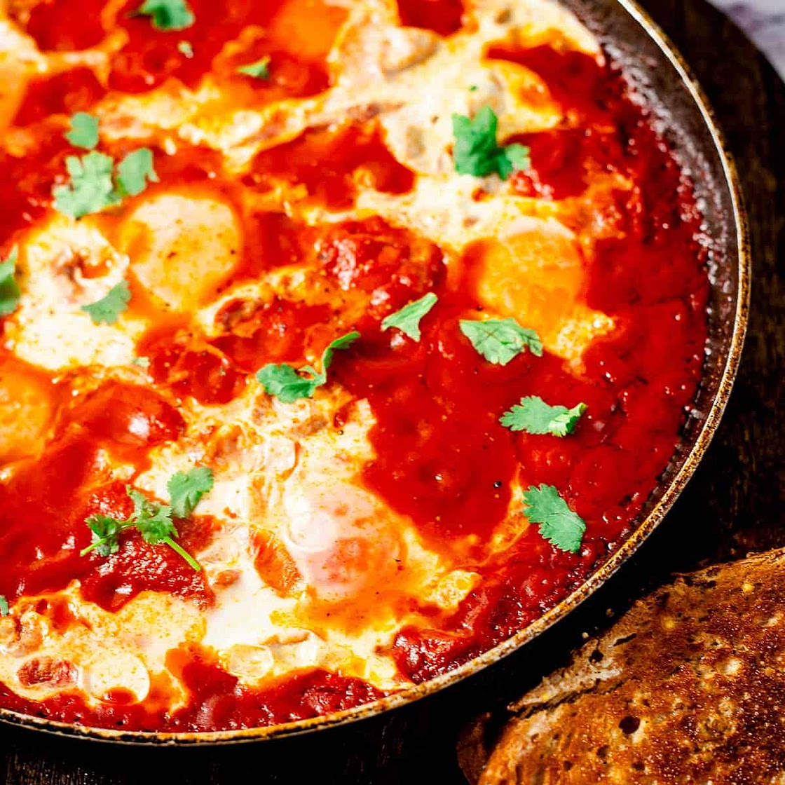 Moroccan shakshuka - Shakshuka with Harissa