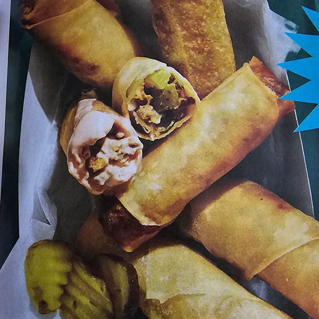 Cheeseburger Spring Rolls