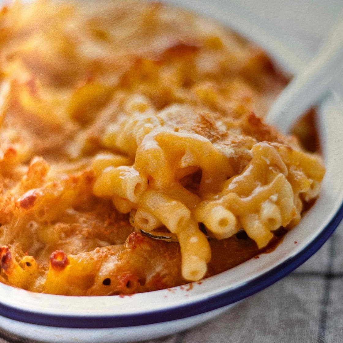 Gratin de pâtes au fromage vegan