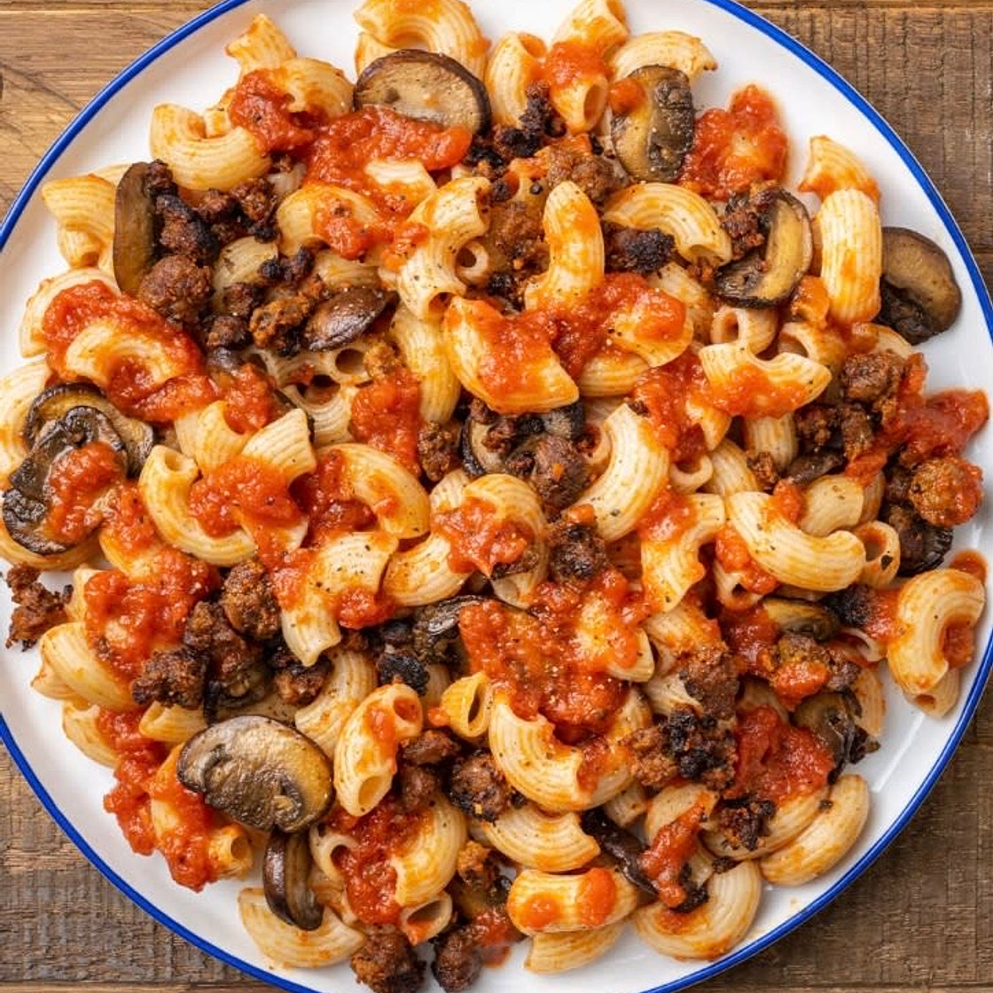 Mushroom Elbow Pasta