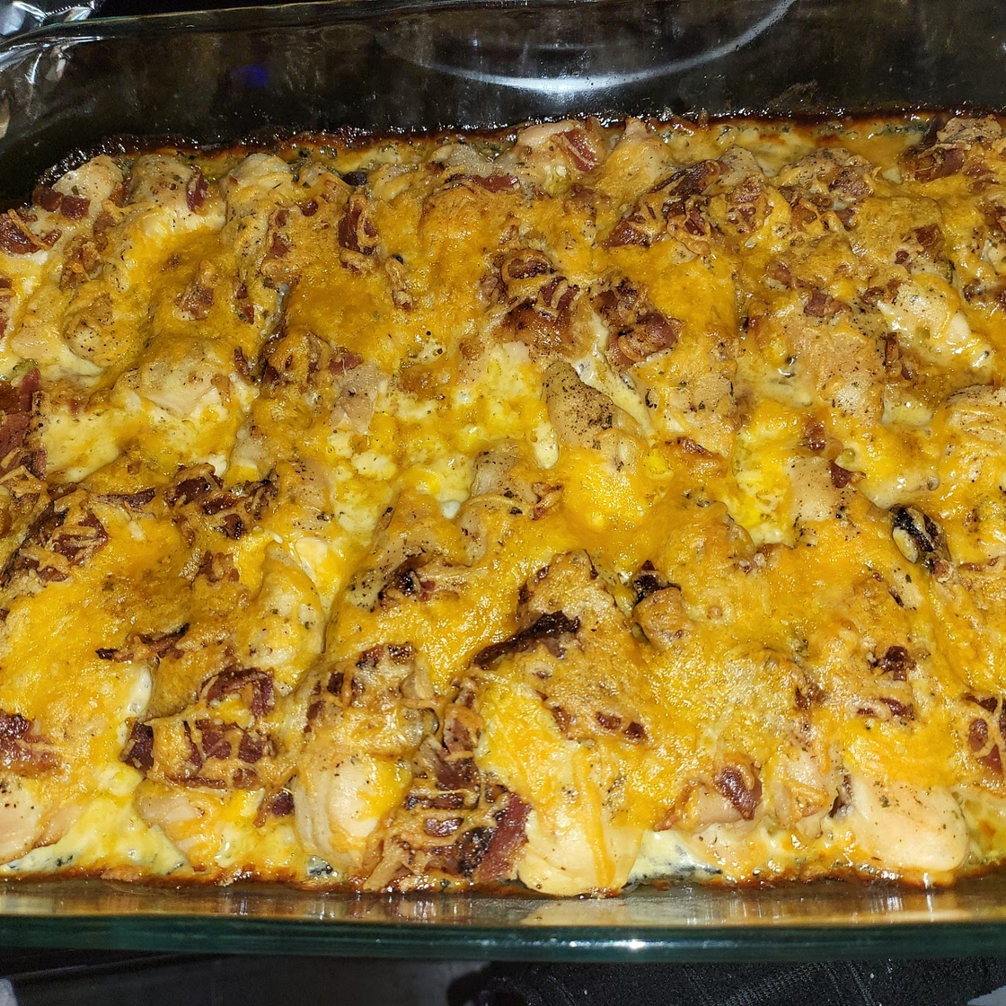 Chicken Bacon Ranch Casserole