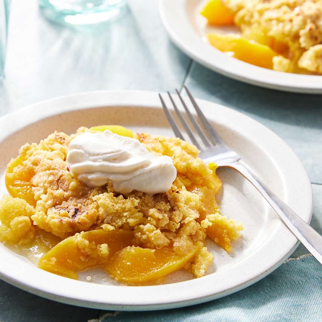 Peach Dump Cake