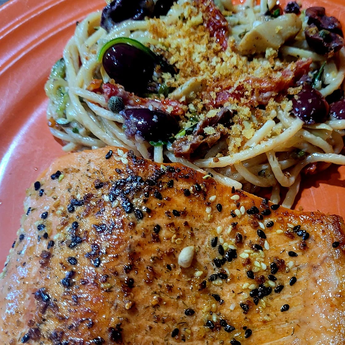 Mediterranean Zucchini Spaghetti