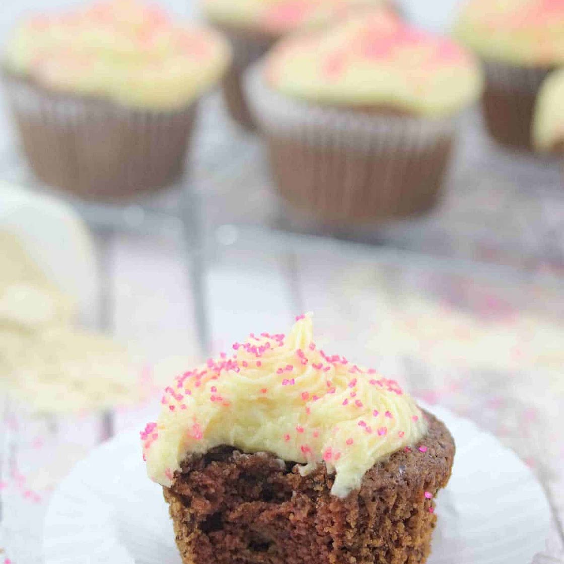 High Protein Chocolate Cupcakes (Gluten-Free)